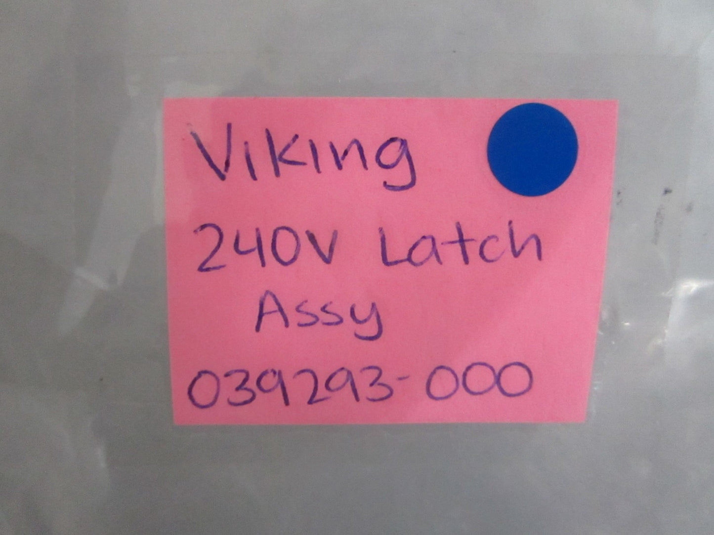 *NEW OEM* 0820 Viking 240V Latch Assy 039293-000
