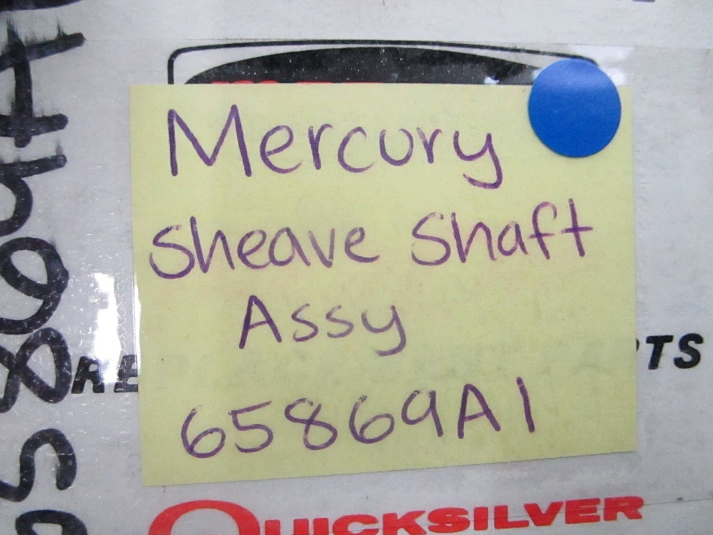 *NEW OEM* 0810 Mercury Quicksilver Sheave Shaft Assembly 65869A1