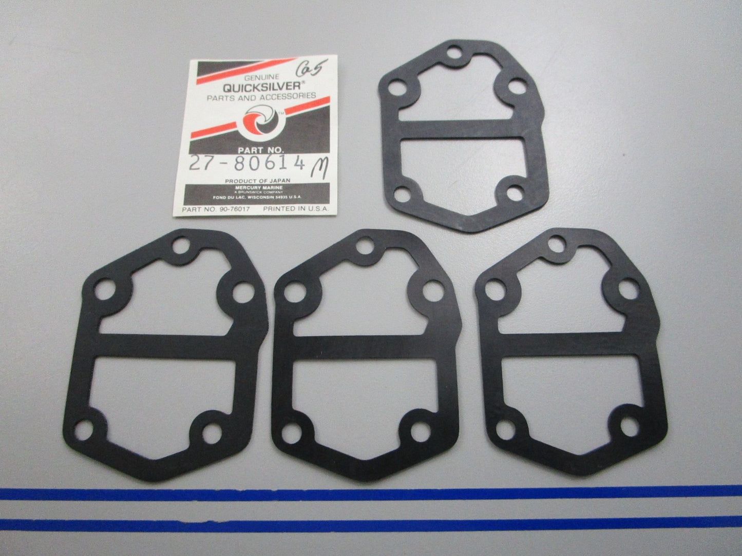 NEW OEM (LOT OF 4) 27-80614M Mercury Quicksilver Gasket 0810