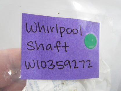 NEW OEM W10359272 Whirlpool Roller Shaft 0810