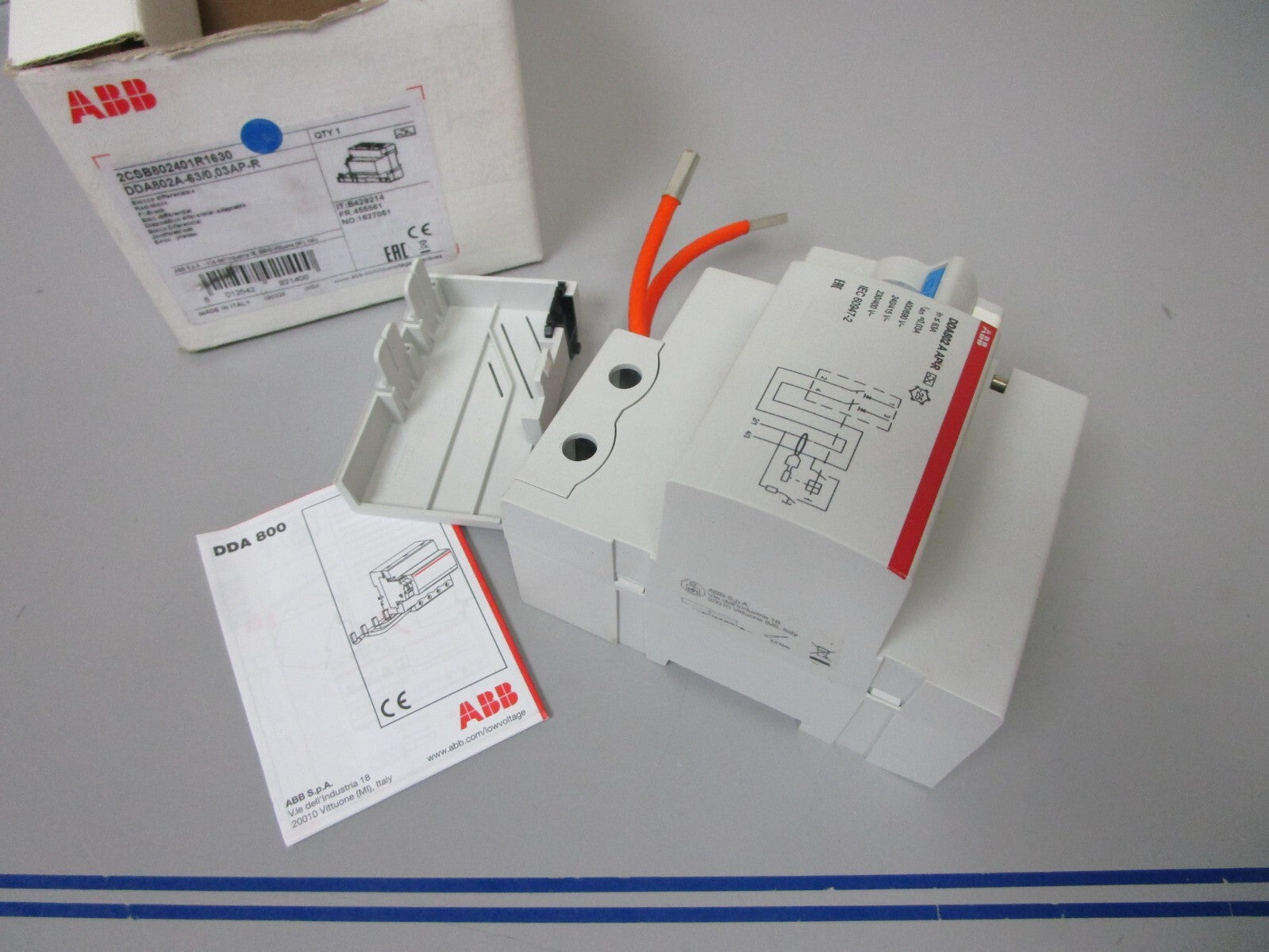 *NEW* 0720 ABB Block DDA802A-63/0.03AP-R