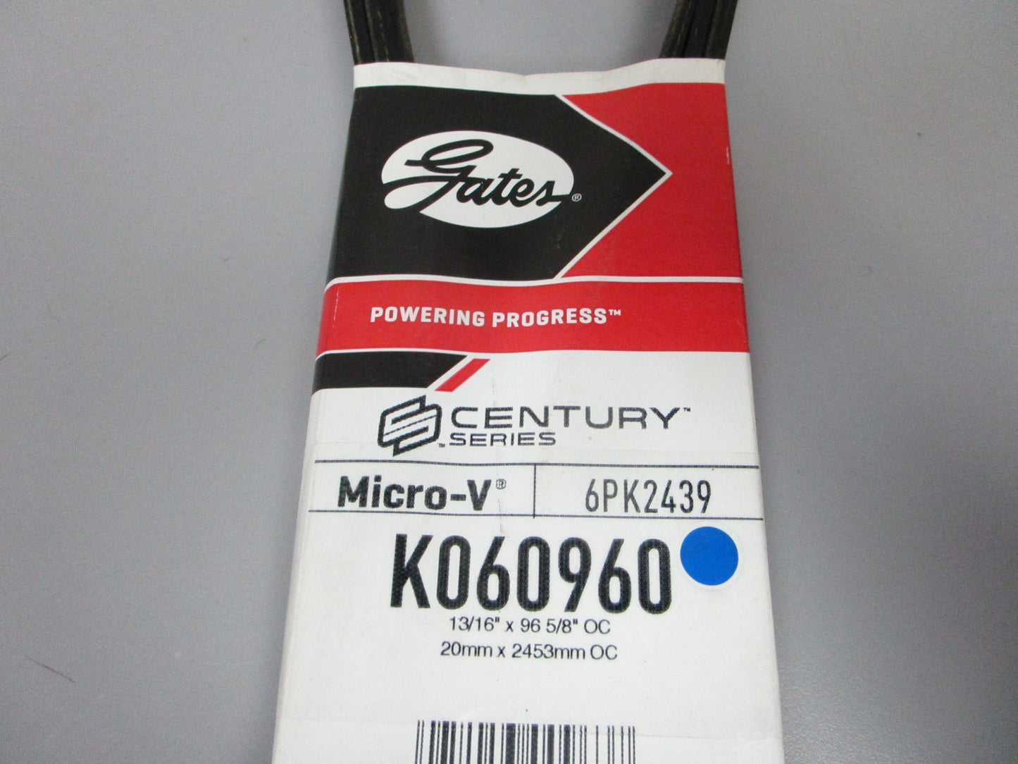 NEW K060960 Gates Micro-V 13/16" x 96 ⅝" Serpentine Belt 0720