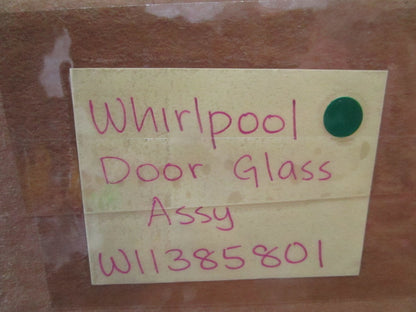 NEW OEM W11385801 Whirlpool Glass Door Assy 0820