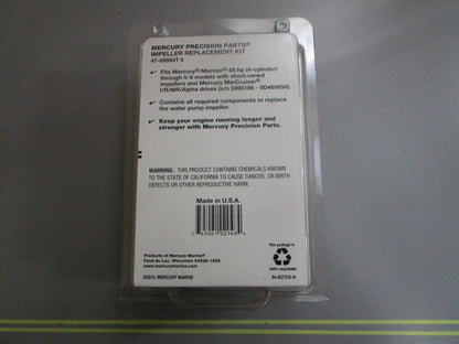 *NEW OEM* 0820 Mercury Quicksilver Impeller Replacement Kit 47-89984T 5