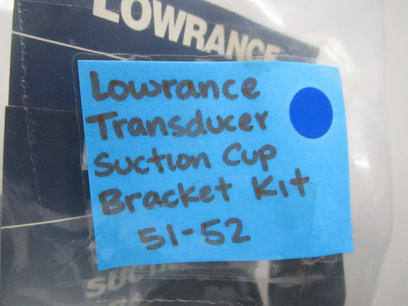 *NEW OEM* 0810 Lowrance Transducer Suction Cup Bracket Kit 51-52