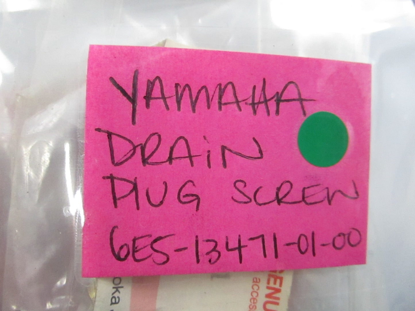 NEW OEM 6E5-13471-01-00 Yamaha Drain Plug Screw 0810