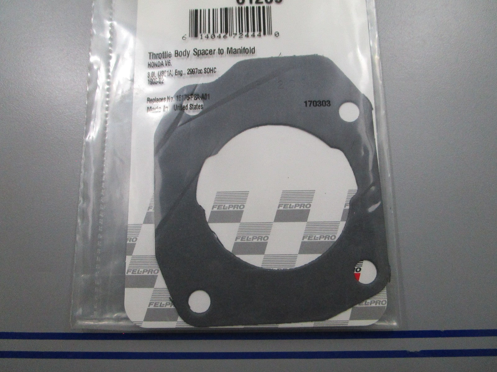 *NEW* 0810 Fel-Pro Throttle Body Gasket 61209
