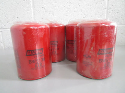 NEW (LOT OF 4) BW5138 Baldwin Coolant Filter Rep: 24072 Wix 0820