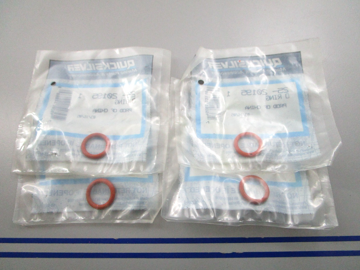 NEW OEM (LOT OF 4) Mercury Quicksilver 25-20195 1 O-Ring 0810