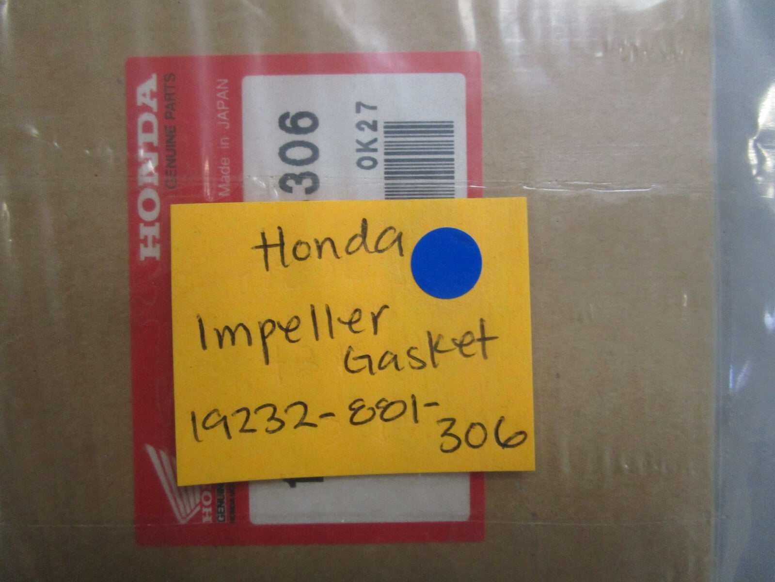 *NEW OEM* 0810 Honda Impeller Gasket 19232-881-306