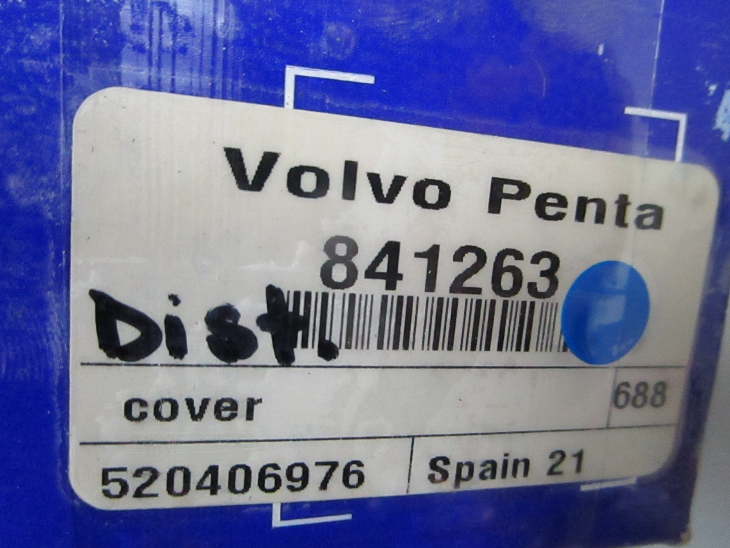 *NEW OEM* 0840 Volvo Penta Distributor Cap Cover 841263