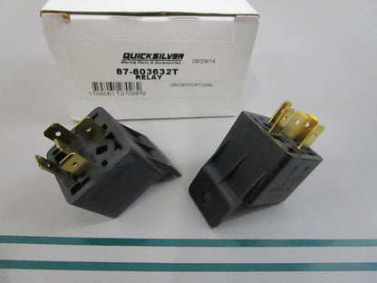 NEW OEM (LOT OF 2) 87-803632T Mercury Quicksilver Relay 0810