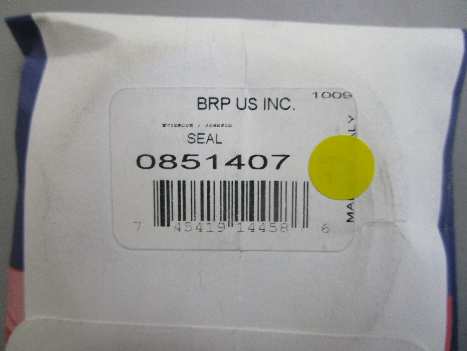 *NEW OEM* 0820 OMC Johnson Evinrude Sealing Ring 851407 0851407