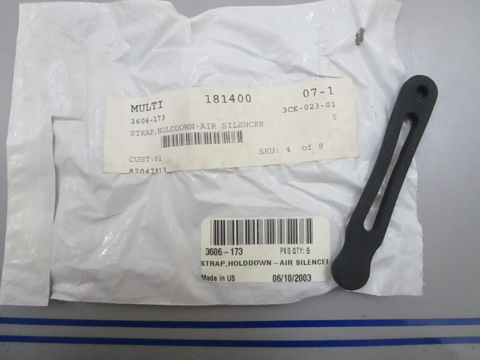 *NEW OEM* 0810 Arctic Cat Air Silencer Strap 3606-173