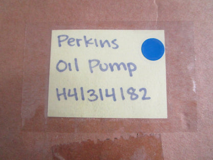 NEW OEM H41314182 Perkins Oil Pump 0820
