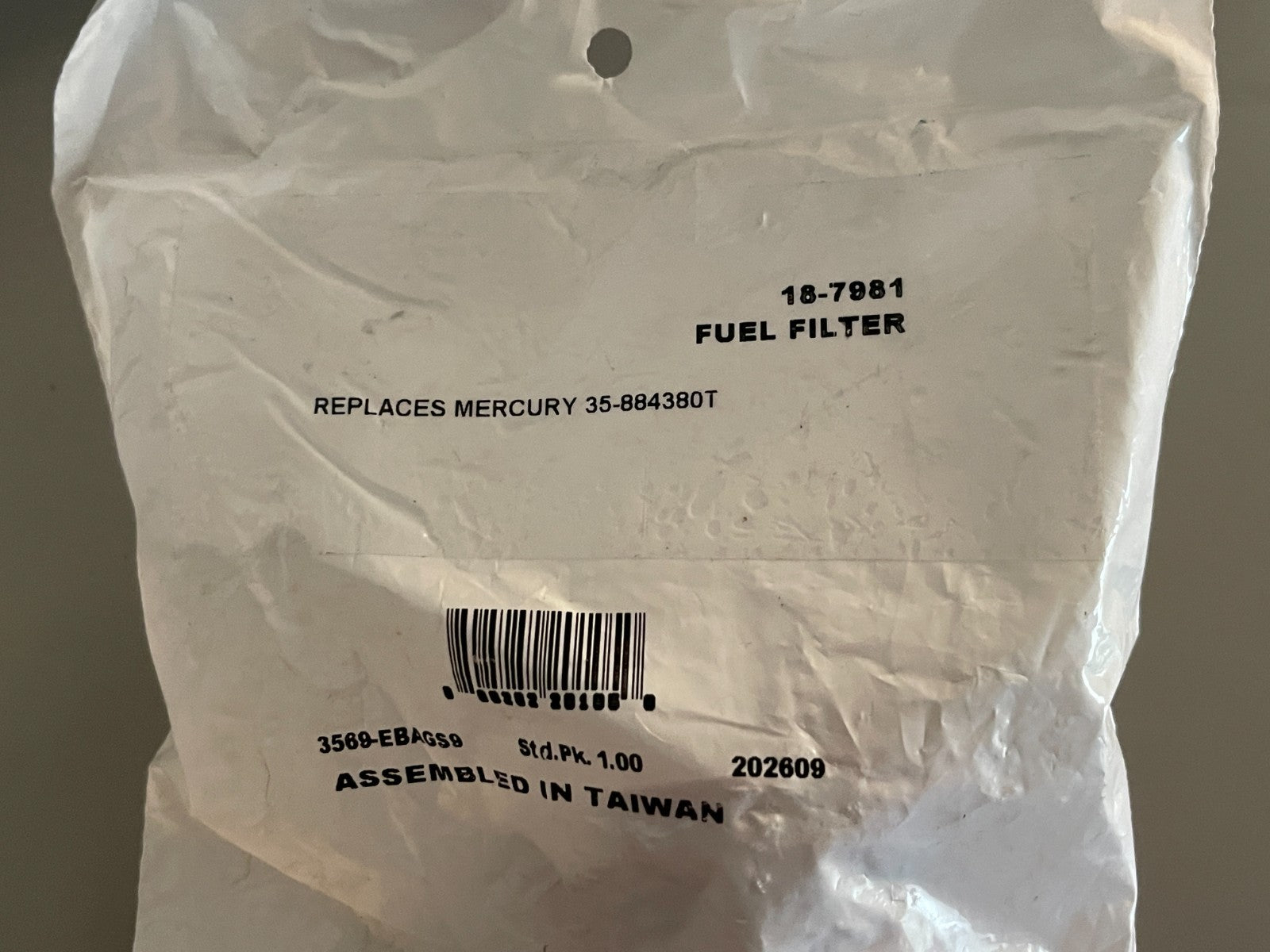 *NEW* 0720 Sierra Fuel Filter 18-7981 Replaces: Mercury 35-884380T
