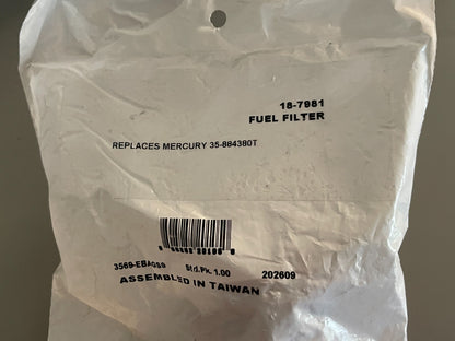 *NEW* 0720 Sierra Fuel Filter 18-7981 Replaces: Mercury 35-884380T