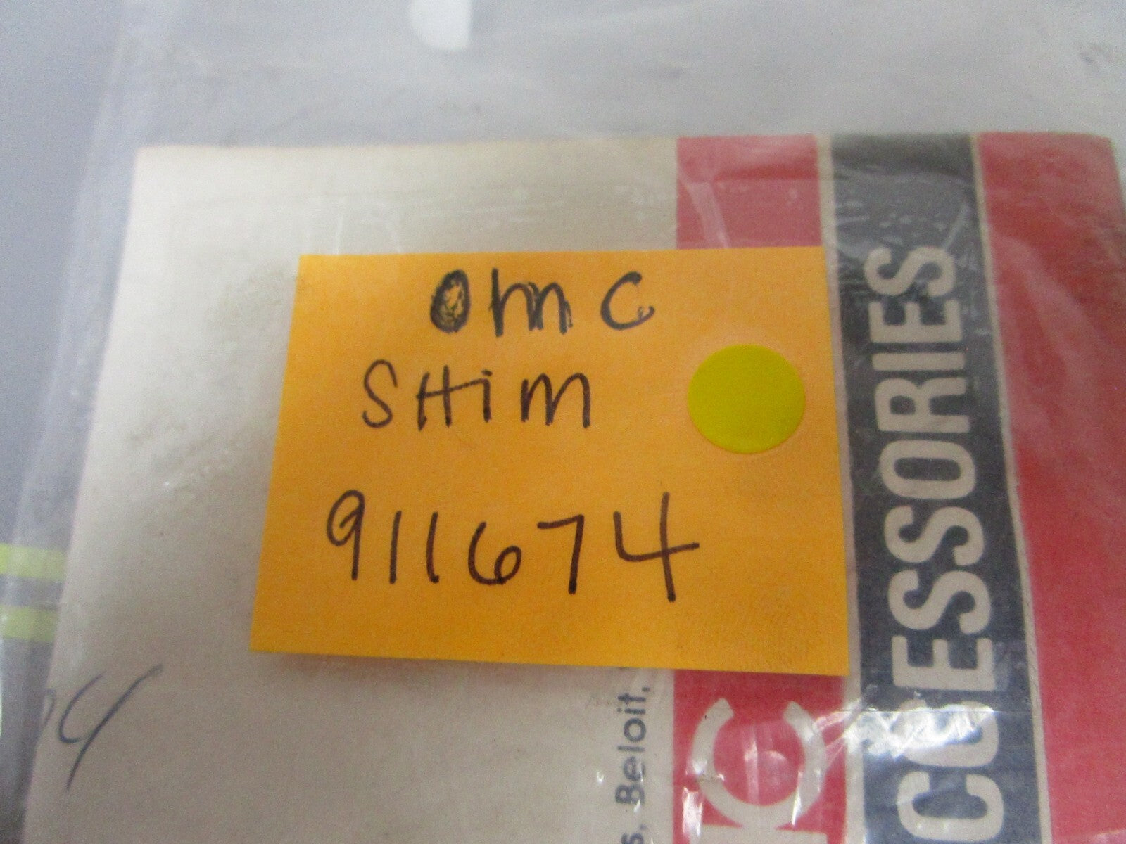 *NEW OEM* (LOT OF 2) 0810 OMC Johnson Evinrude Shim 911674 0911674