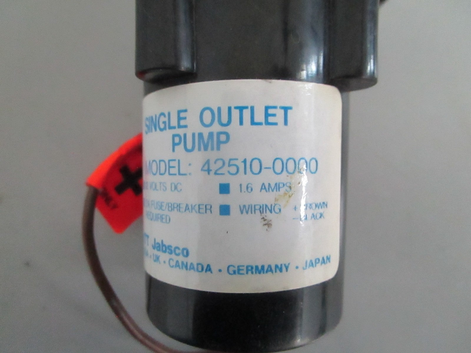 *NEW OEM* 0820 Jabsco Single Outlet Pump 42510-0000