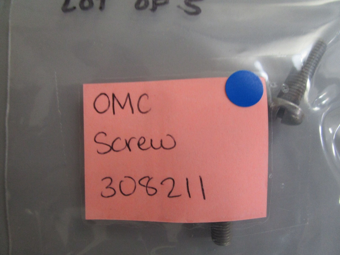 *NEW OEM* (LOT OF 5) 0770 OMC Johnson Evinrude Screw 308211 0308211