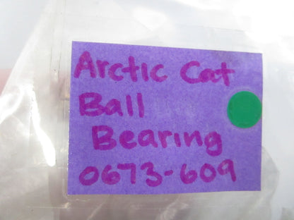 NEW OEM 0673-609 Arctic Cat Ball Bearing 0810
