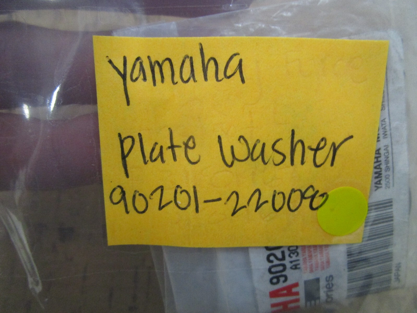 *NEW OEM* 0750 Yamaha PLATE WASHER 90201-22008