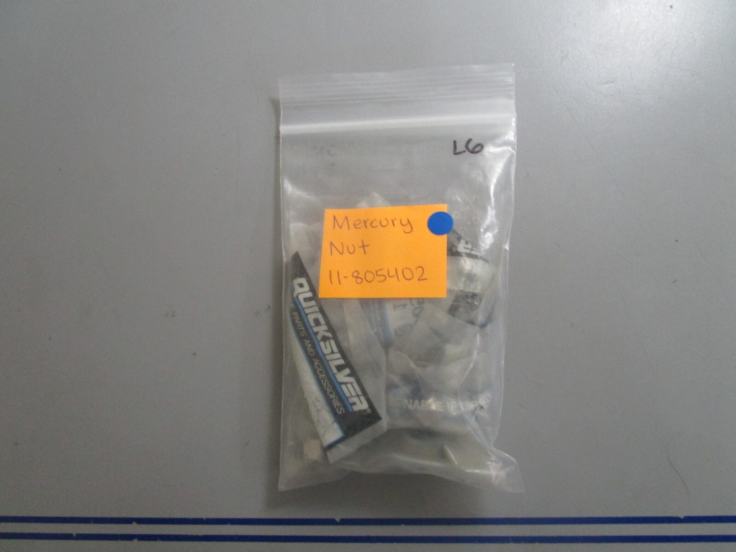 *NEW OEM* (LOT OF 6) 0810 Mercury Quicksilver Nut 11-805402