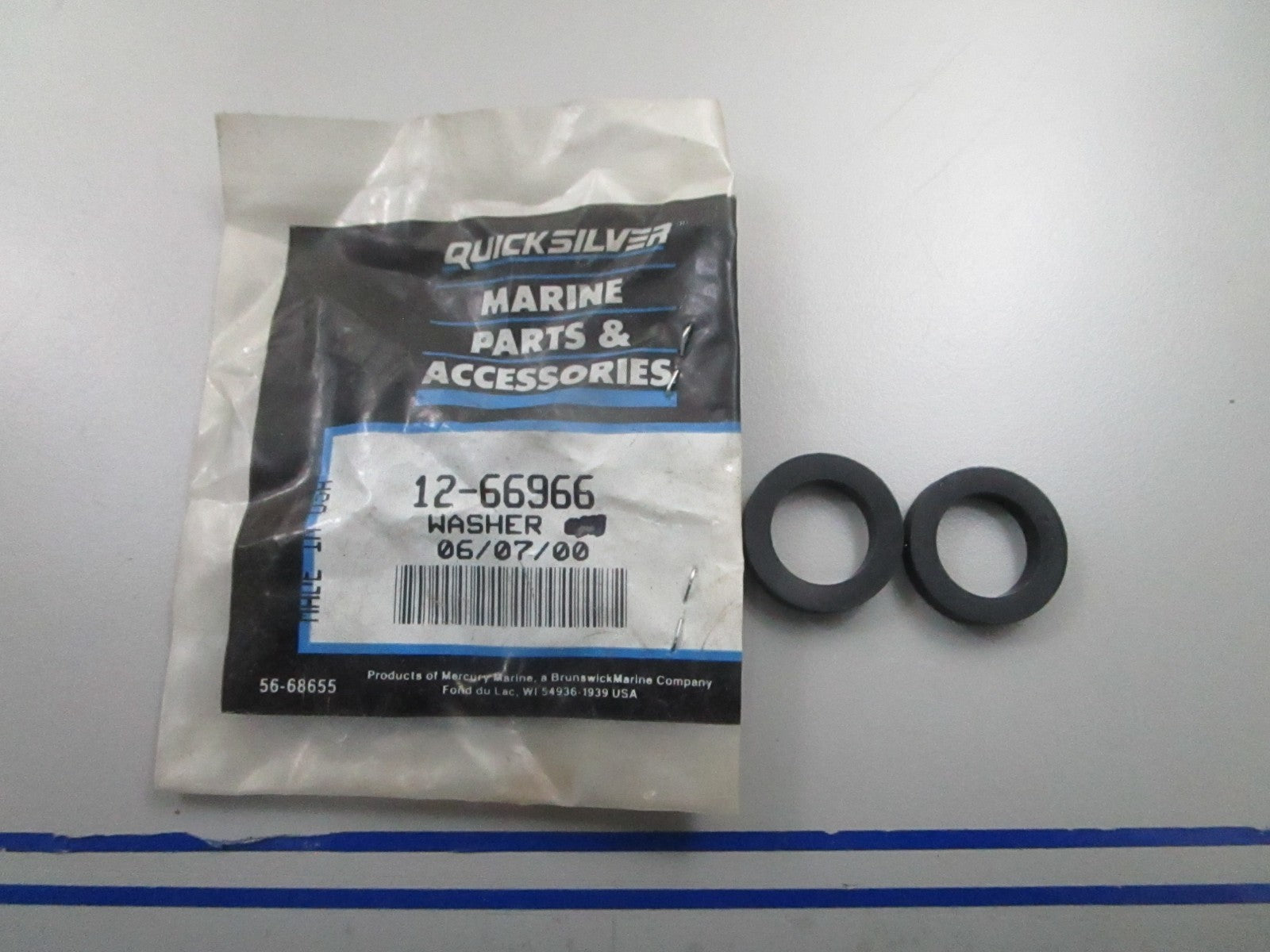 *NEW OEM* (LOT OF 2) 0810 Mercury Quicksilver Washer 12-66966