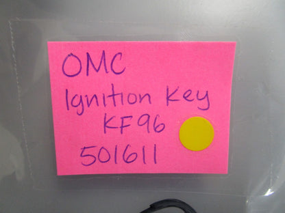 *NEW OEM* 0810 OMC Johnson Evinrude Ignition Key KF96 501611 0501611