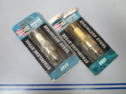 *NEW* (LOT OF 2) 0810 Champion Spark Plug 5933