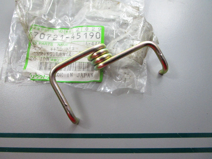 NEW OEM 70721-45190 Kubota Lever Spring 0810