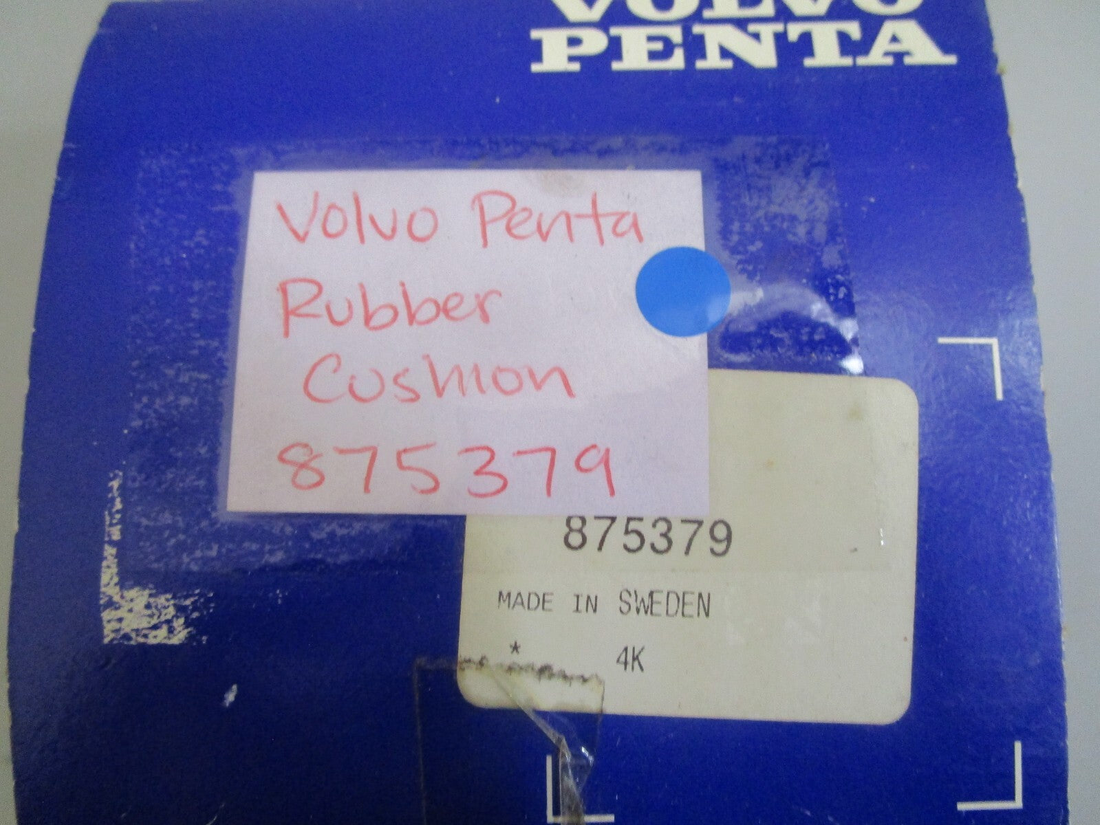 *NEW OEM* 0810 Volvo Penta Rubber Cushion 875379