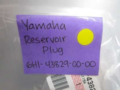 *NEW OEM* 0810 Yamaha Reservoir Plug 6HL-43829-00-00