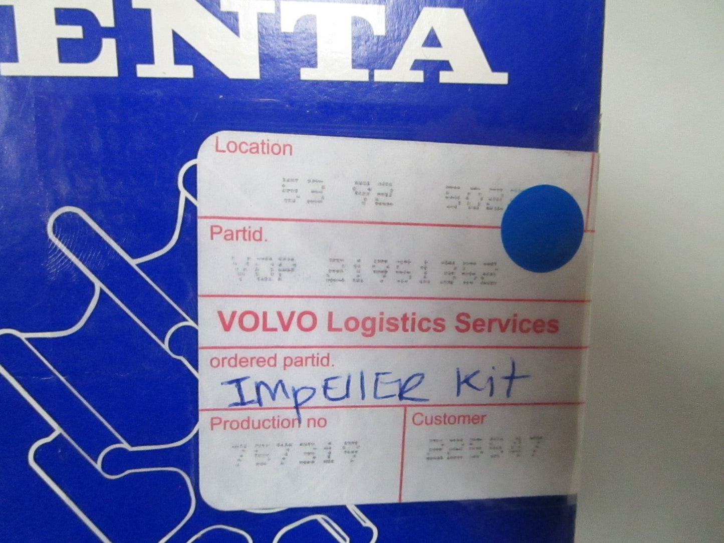 *NEW OEM* 0840 Volvo Penta Impeller Kit 21951352