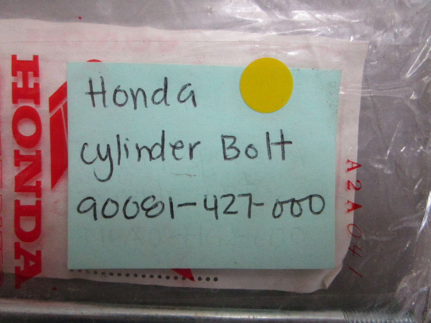 *NEW OEM* 0810 Honda Cylinder Bolt 90081-4Z7-000