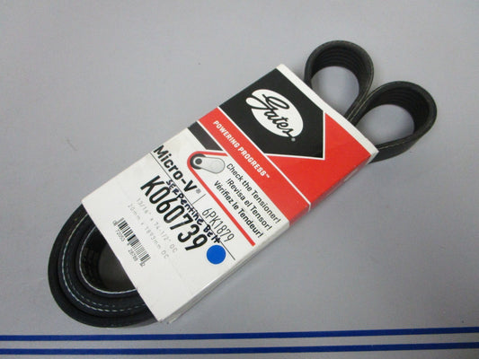 NEW K060739 Gates Micro-V 13/16" x 74 ½" Serpentine Belt 0720
