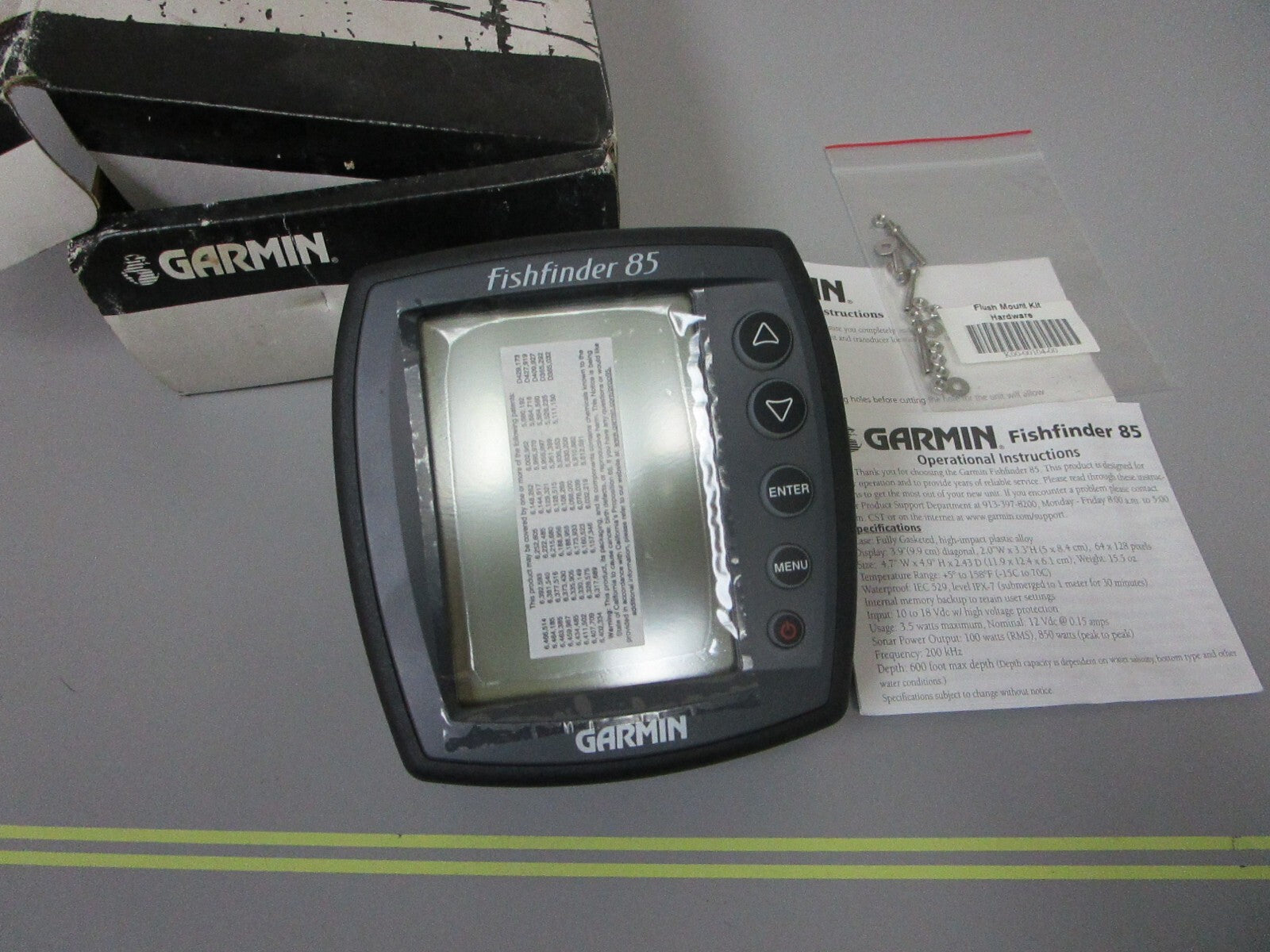 *NEW OEM* 0720 Garmin Fish Finder 85 FF85 010-00314-05 82488759