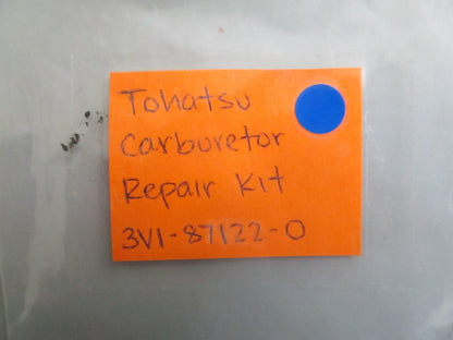 *NEW OEM* 0820 Tohatsu Carburetor Repair Kit 3V1-87122-0
