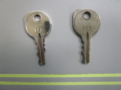 *NEW OEM* (LOT OF 2) 0810 Mercury Quicksilver Key (110) 30431110