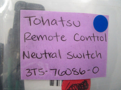 NEW OEM 3T5-76086-0 3T5760860 Tohatsu Remote Control Neutral Switch 0810
