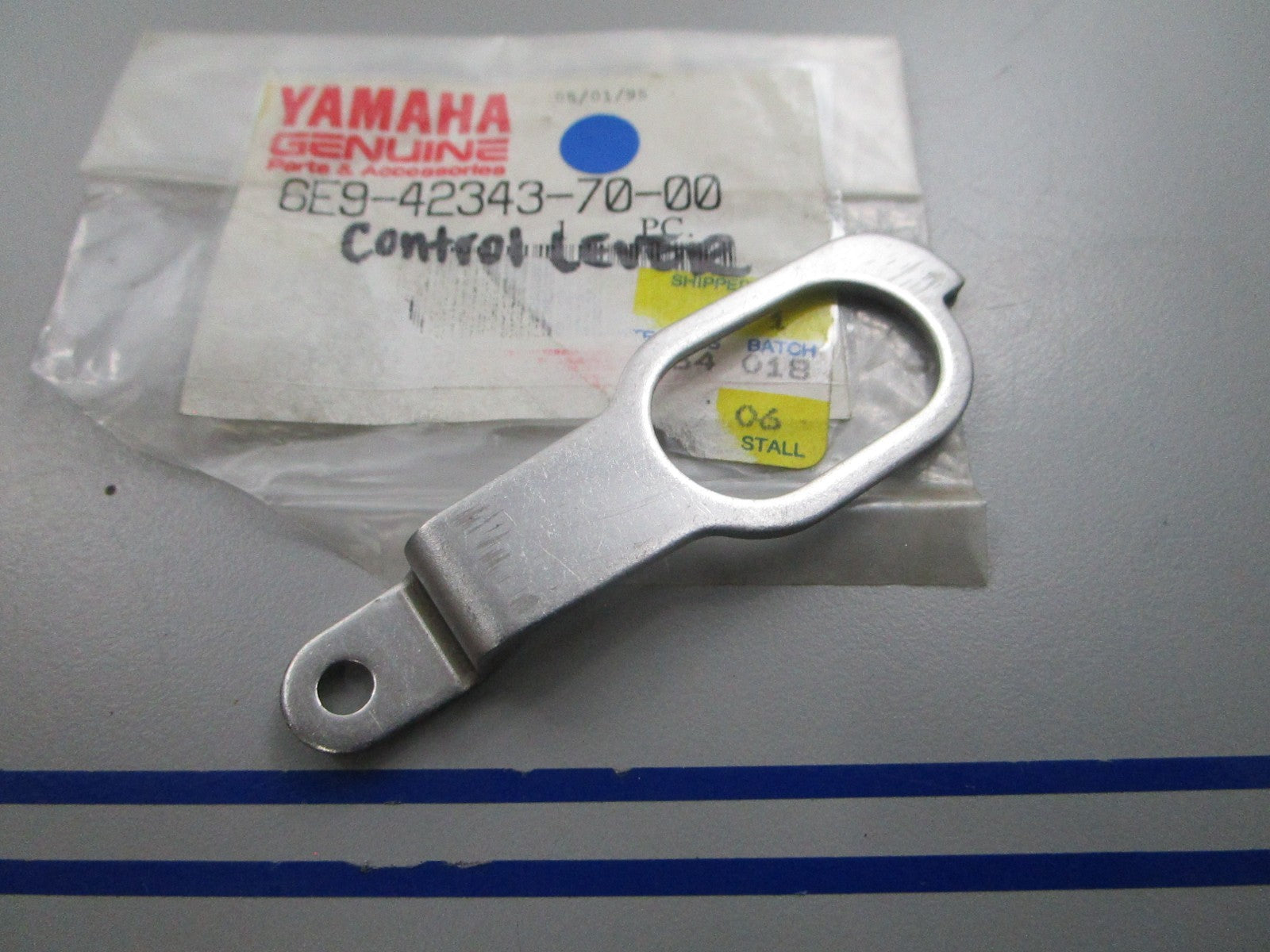NEW OEM Yamaha 6E9-42343-70-00 Control Lever 0810