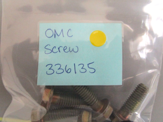 *NEW OEM* 0750 OMC Johnson Evinrude SCREW 336135 0336135