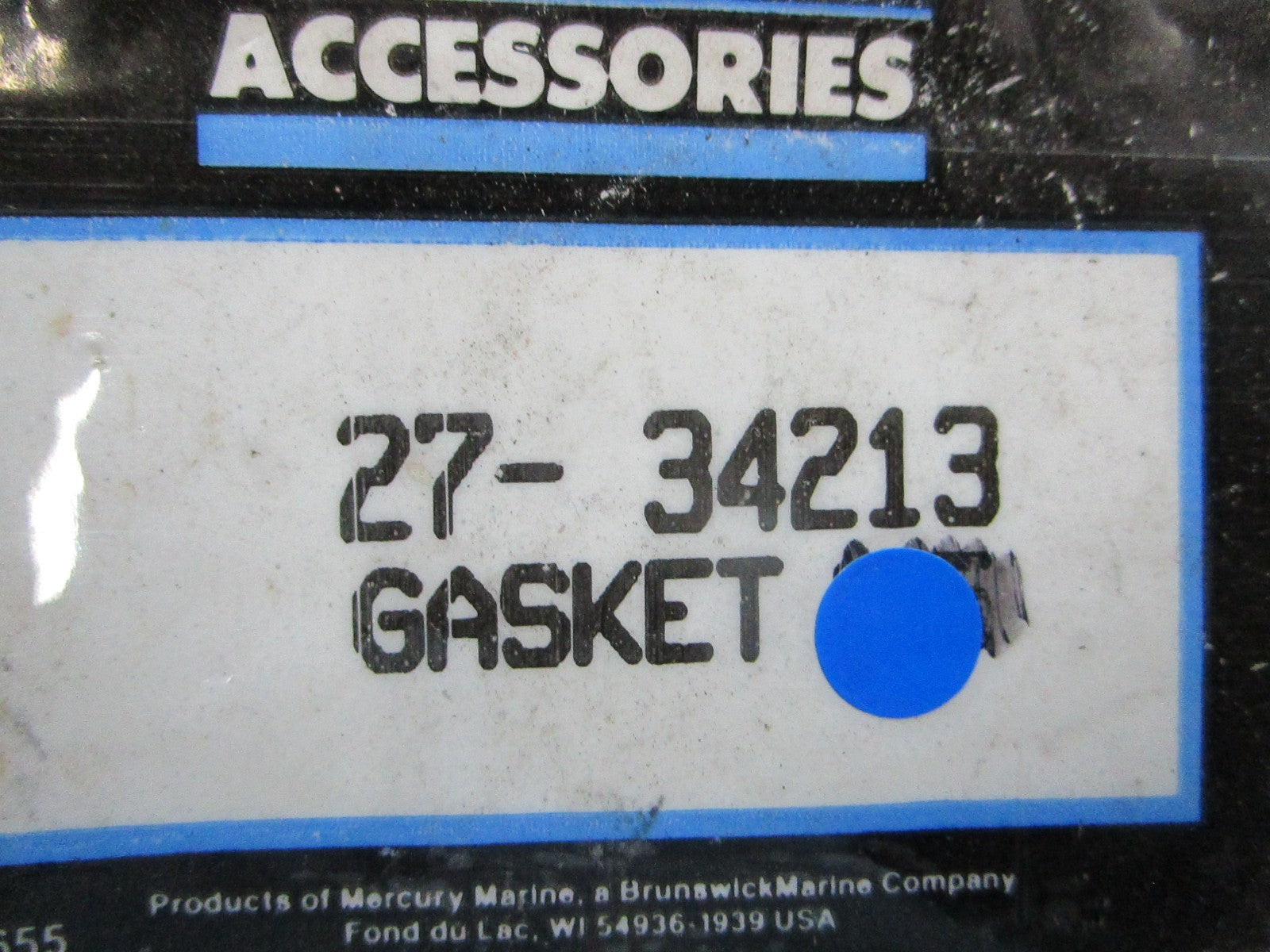 NEW OEM (LOT OF 3) 27-34213 Mercury Quicksilver Gasket 0810