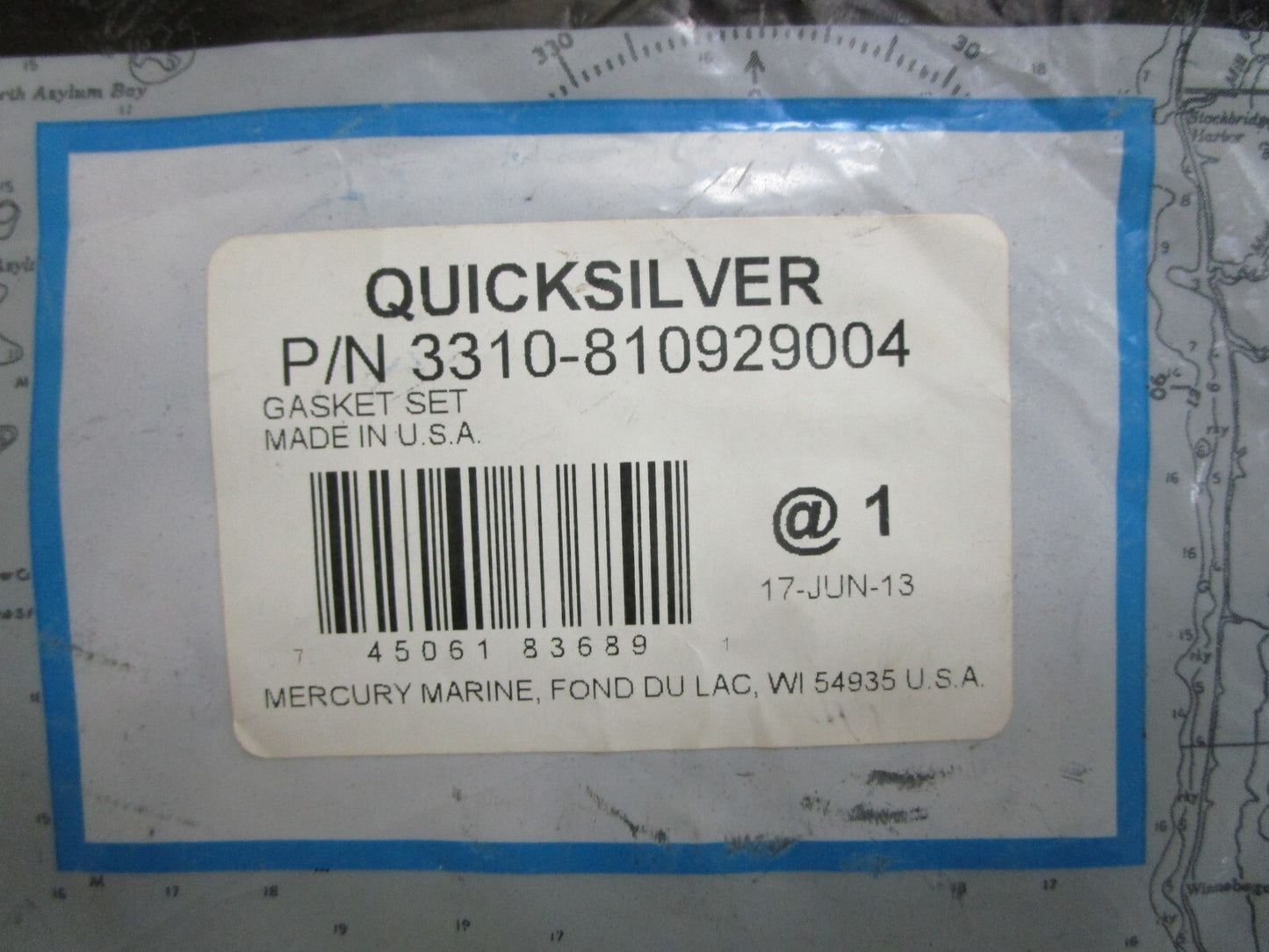 *NEW OEM* 0820 Mercury Quicksilver Gasket Set 3310-810929004