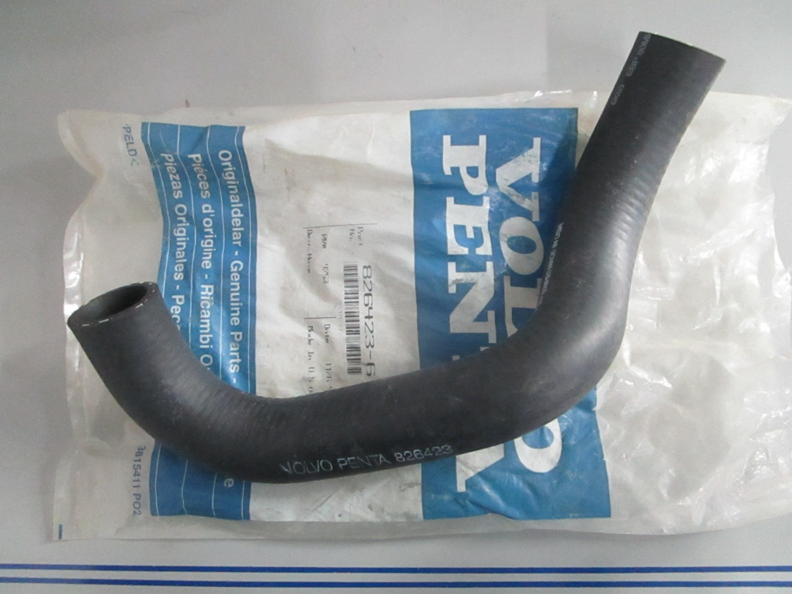 NEW OEM Volvo Penta 826423 Hose 0820