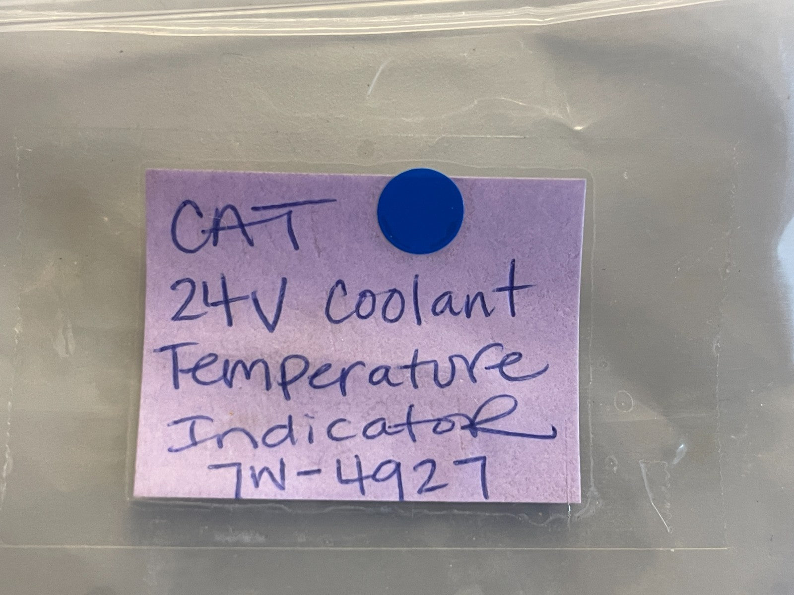 NEW OEM 7W-4927 CAT Caterpillar 24V Coolant Temperature Indicator 0720