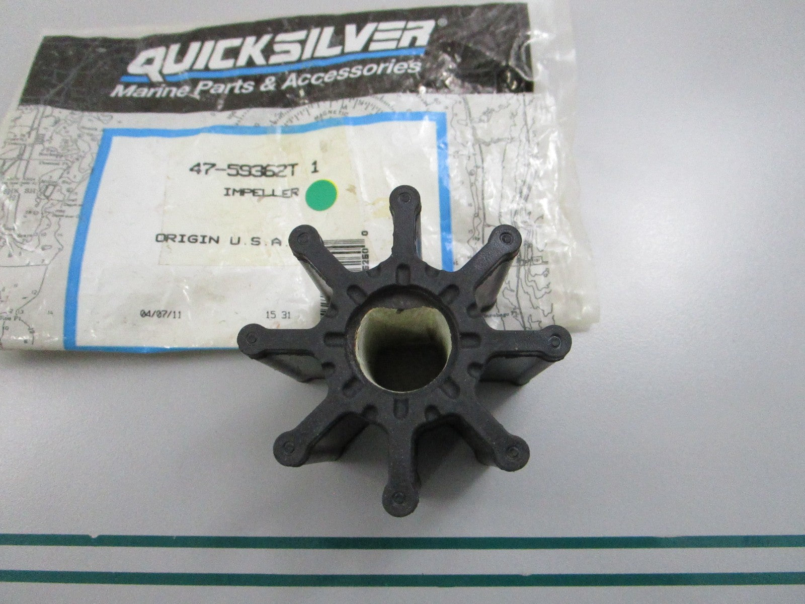 NEW OEM 47-59362T 1 Mercury Quicksilver Impeller 0810