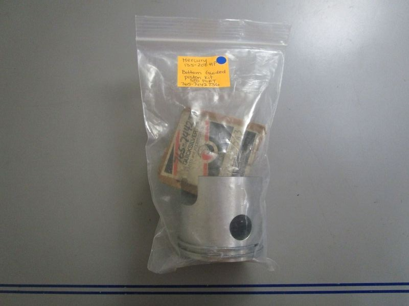 *NEW OEM* 0770 Mercury  135-200 HP Bottom Guided Piston Kit STD Port 765-7442T36