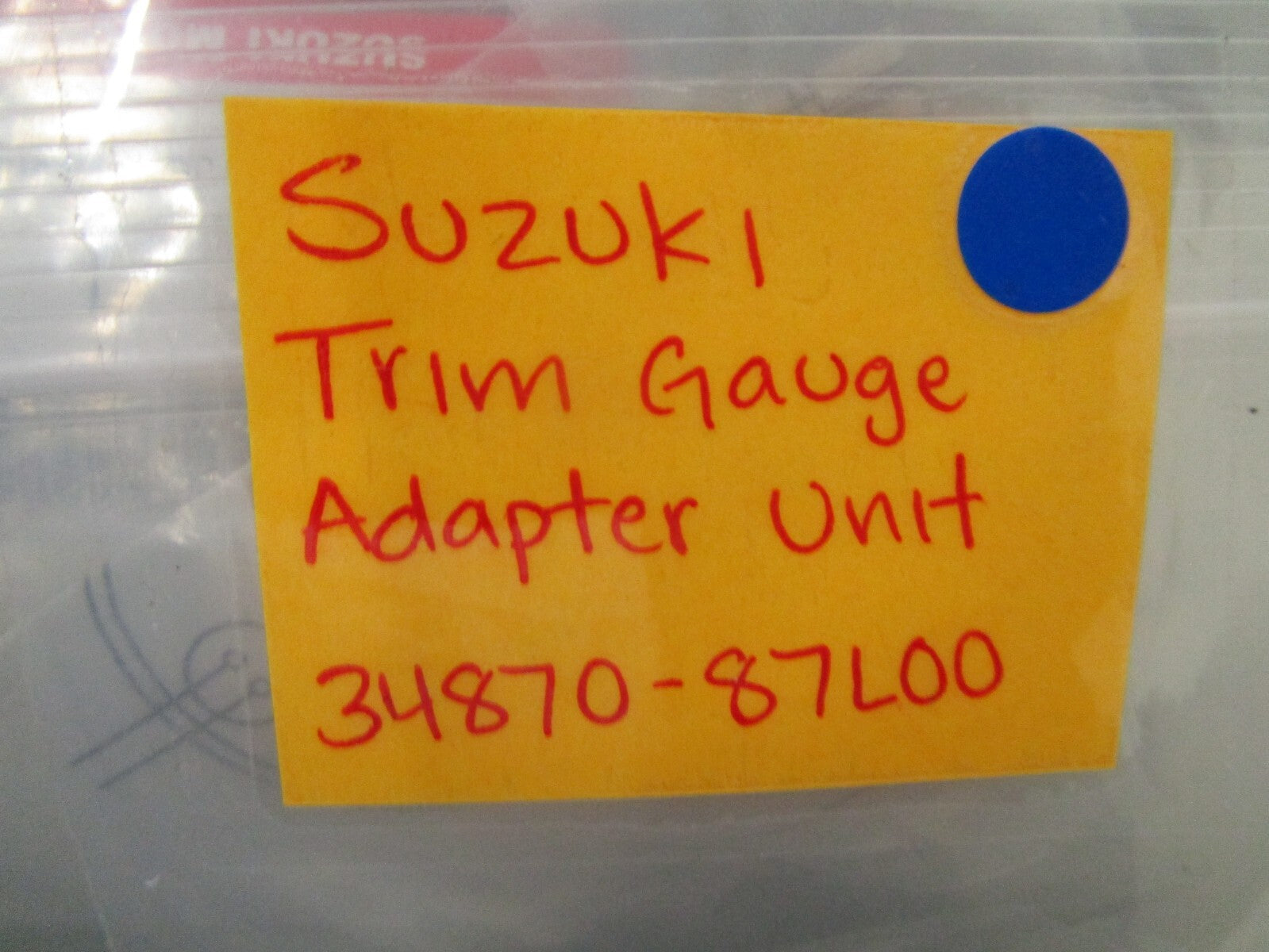 *NEW OEM* 0810 Suzuki Trim Gauge Adapter Unit 34870-87L00