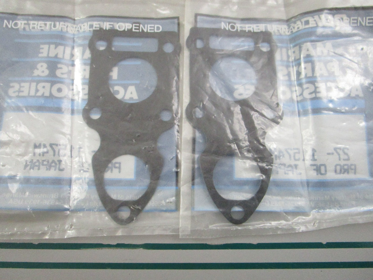 NEW OEM (LOT OF 2) 27-11574M Mercury Quicksilver Gasket 0810